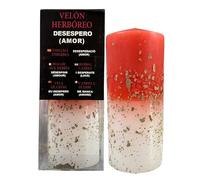 Velón Herbóreo de Desespero para el Amor | Vela Especial con Hierbas Potenciadoras para Situaciones Desesperadas Amorosas, Atracción de la Persona Deseada y Conseguir Pareja.