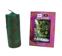 Velón Herbóreo Ruda - Ritual místico para limpieza energética - Las Velas de Mariano