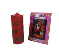 DORAZEN Velón Herbóreo Santa Muerte Roja - Ritual místico de atracción Amorosa - Las Velas de Mariano