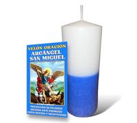 Velón Oración Arcángel San Miguel Vela para petición San Miguel ritual para santos y promesas