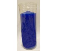 Velón pedir un deseo, esotérico, Color azul 16 x 6 cm
