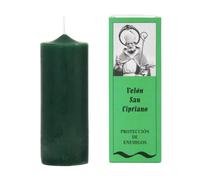 Velón Preparado de San Cipriano - Protección Espiritual y Limpieza Energética | Vela Ritualizada Contra Energías Negativas y Hechizos | Hecho a Mano con Hierbas | Incluye Instrucciones y Oración