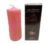 Velón Propósito Amor - Ritual místico amorosa - Velas Mariano