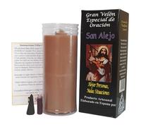 Velon San Alejo vela potenciada con oracion para alejar personas o malas situaciones