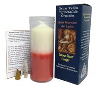 Velon San Marcos de León vela potenciada con oracion para dominar y vencer enemigos
