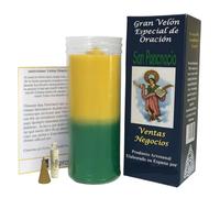 Velon San Pancracio vela potenciada con oracion para las ventas en negocios