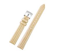 VELORE Mujeres correa de reloj de cuero genuina para Armani AR1681 1683 1882 1926 1726 Bandas de pulsera delgadas y suaves(ChampagneGold silver)