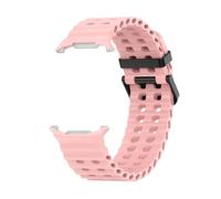 VELORE Nueva correa de silicona marina para reloj Samsung ultra 47mm pulsera sin huecos banda deportiva de dos tonos para Galaxy 7 correas de reloj ultra(Pink)