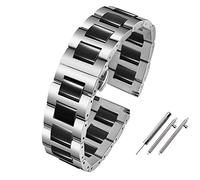 VELORE Smart Watchband 20 mm de 22 mm Pulsera de cerámica para equipo Samsung S2 S3 S4 Correa de reemplazo para Huawei Watch2 Pro GT2 Bandas mágicas(BLACK WHITE,20mm)