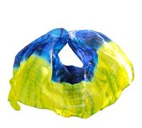 Velos de danza del vientre, Velo for danza del vientre Seda Multicolor Varios tamaños(Color 08,M-200cm-90cm)
