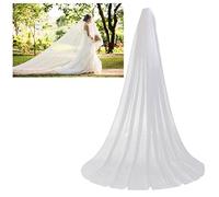 Velos nupciales de la boda, Velos de novia largos de 3 Velo nupcial de tul con peine ( )