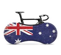 VELOSOCK Funda Cubre Bicicletas para Interiores - Australia Flag - La Mejor solución para Mantener los Suelos y Las Paredes Libres DE Suciedad - Sirve para el 99% de Las Bicicletas para Adultos