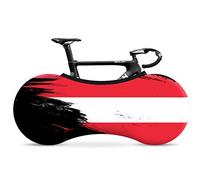 VELOSOCK Funda Cubre Bicicletas para Interiores - Austria Flag - La Mejor solución para Mantener los Suelos y Las Paredes Libres DE Suciedad - Sirve para el 99% de Las Bicicletas para Adultos