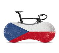 VELOSOCK Funda Cubre Bicicletas para Interiores - Czech Republic Flag - La Mejor solución para Mantener los Suelos y Las Paredes Libres DE Suciedad - Sirve para el 99% de Las Bicicletas para Adultos
