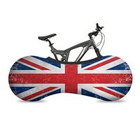 VELOSOCK Funda Cubre Bicicletas para Interiores - UK Flag - La Mejor solución para Mantener los Suelos y Las Paredes Libres DE Suciedad - Sirve para el 99% de Las Bicicletas para Adultos