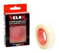 Velox 21mm Cinta Adhesiva Doble Cara Tubular, Adultos Unisex, Blanco