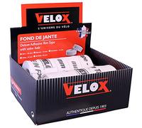 Velox Caja 10 Rollos Cinta Fondo de llanta, Unisex Adulto, Blanco, 13MM