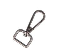 VELOX Mosquetón Anilla Rectangular Zamak Plata Vieja 17 mm. 5u. accesorios para aplicaciones de confección, como llaveros, joyería, bolsos, mochilas, correas y otros proyectos de marroquinería.