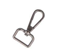 VELOX Mosquetón Anilla Rectangular Zamak Plata Vieja 19,50 mm. 5u. accesorios para aplicaciones de confección, como llaveros, joyería, bolsos, mochilas, correas y otros proyectos de marroquinería.
