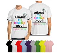 velquessa Camiseta Personalizada,Personalizar Camisetas Hombres Mujeres Diseño Foto/Logo/Texto,Camisetas Personalizadas Pareja,Camiseta para Personalizado por Delante y Detras