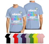velquessa Camiseta Personalizada,Personalizar Camisetas Hombres Mujeres Diseño Foto/Logo/Texto,Camisetas Personalizadas Pareja,Camiseta para Personalizado por Delante y Detras
