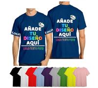 velquessa Camiseta Personalizada,Personalizar Camisetas Hombres Mujeres Diseño Foto/Logo/Texto,Camisetas Personalizadas Pareja,Camiseta para Personalizado por Delante y Detras