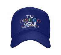 velquessa Gorra Personalizada de Beisbol Hombre Mujer Diseño Personalizado con Logo,Texto,Foto Gorra Trucker Negra Deportiva Ajustable para Correr,Tenis,Gimnasio,Exterior