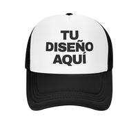 velquessa Gorras Personalizadas de Hombre Mujer Gorra Negra Deportiva Diseño Personalizado con Logo,Texto,Foto Gorra Trucker para Tenis,Beisbol,Running,Exterior,Casual