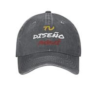 velquessa Gorras Personalizadas Deportivas Hombre Mujer Gorra Trucker Diseño Propio con Texto,Logo,Foto Gorra Negra para Running,Beisbol,Tenis,Verano,Gimnasio,Casual