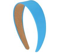 VELSCRUN Diademas de satén sedosas para mujeres y niñas, de 1.6 pulgadas, para Halloween, para vacaciones, diadema fina, sólida, simple, cosplay, accesorios para el cabello para madres y hermanas