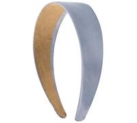 VELSCRUN Diademas grises para mujeres y niñas, 1.6 pulgadas, sedosas, de satén, para Halloween, para mujer, para vacaciones, diadema fina, sólida, simple, cosplay, accesorios para el cabello para