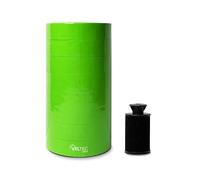 Veltec Etiquetas de precios para etiquetadora Monarch 1136, 8 rollos, 14,000 etiquetas de dos líneas, rodillo de tinta incluido (verde)