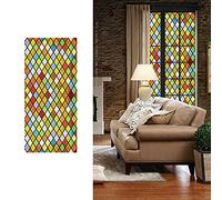 Veluly, Vidrieras Decorativas Ventana de película,Vinilo Ventana privacidad PVC Pelicula Privacidad Electrostática Pegatinas Esmeriladas para Ventana para Oficina Cocina Baño Decorativas