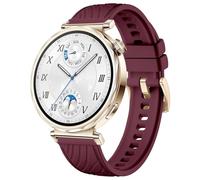 VELULYX Correa de silicona suave compatible con Huawei Watch GT5 41mm/Huawei Watch GT4 41mm, 18mm Correa deportiva para Garmin Venu 2S/Venu 3S/Vivomove 3S/Vivoactive 4S