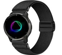 VELULYX correa Magnética de Nylon Compatible con Garmin Venu 2 Plus, 20MM correa Elástica para Garmin Vivoactive 5/Venu Sq/Venu Sq 2/Garmin Venu/Vivoactive 3/Vivomove HR/Forerunner 55 245 645
