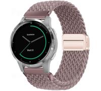 VELULYX correa nylon trenzado compatible Garmin Venu 2S/Venu 3S/Vivomove 3S/Vivoactive 4S, 18MM correa hebilla magnética para Fossil Ladies Gen 6/Gen 5E/Fossil Ladies Q Venture HR Gen 4/Gen 3