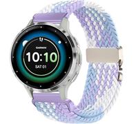VELULYX Correa trenzada de nylon compatible con Garmin Venu 2S/Venu 3S/Vivomove 3S/Vivoactive 4S, 18MM Correa elástica para Fossil Gen 6/5E/3/4/Withings Steel HR 36mm/ScanWatch 2 38mm