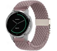 VELULYX Correa trenzada de nylon compatible con Garmin Venu 2S/Venu 3S/Vivomove 3S/Vivoactive 4S, 18MM Correa elástica para Fossil Gen 6/5E/3/4/Withings Steel HR 36mm/ScanWatch 2 38mm
