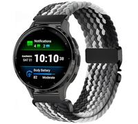 VELULYX Correa trenzada de nylon compatible con Garmin Venu 2S/Venu 3S/Vivomove 3S/Vivoactive 4S, 18MM Correa elástica para Fossil Gen 6/5E/3/4/Withings Steel HR 36mm/ScanWatch 2 38mm