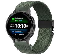 VELULYX Correa trenzada de nylon compatible con Garmin Venu 2S/Venu 3S/Vivomove 3S/Vivoactive 4S, 18MM Correa elástica para Fossil Gen 6/5E/3/4/Withings Steel HR 36mm/ScanWatch 2 38mm