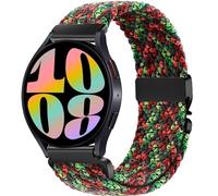 VELULYX Correa trenzada de nylon compatible Galaxy Watch 7/FE/6/5/4 40mm 44mm, 20MM Correa elástica para Galaxy Watch 6 Classic/4 Classic/5 Pro/3 41mm/Active 2/Active 40MM