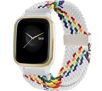 VELULYX correa trenzada nylon compatible Garmin Venu Sq/Sq Music/Venu Sq 2/Sq 2 Music, 20MM correa elástica para Garmin Venu 2 Plus/Vivoactive 5/3/3 Music/Venu/Vivomove HR/Forerunner 55 245 645