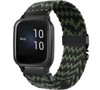 VELULYX correa trenzada nylon compatible Garmin Venu Sq/Sq Music/Venu Sq 2/Sq 2 Music, 20MM correa elástica para Garmin Venu 2 Plus/Vivoactive 5/3/3 Music/Venu/Vivomove HR/Forerunner 55 245 645