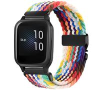 VELULYX correa trenzada nylon compatible Garmin Venu Sq/Sq Music/Venu Sq 2/Sq 2 Music, 20MM correa elástica para Garmin Venu 2 Plus/Vivoactive 5/3/3 Music/Venu/Vivomove HR/Forerunner 55 245 645
