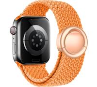 VELULYX correa trenzada Solo Loop Compatible con Apple Watch correa 38mm 40mm 41mm 42mm 44mm 45mm 46mm 49mm, Correa Stretchy Hebilla redonda para iWatch Series 11 10 9 8 7 6 5 4 3 Ultra 2 1 SE