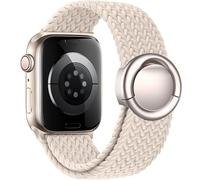 VELULYX correa trenzada Solo Loop Compatible con Apple Watch correa 38mm 40mm 41mm 42mm 44mm 45mm 46mm 49mm, Correa Stretchy Hebilla redonda para iWatch Series 11 10 9 8 7 6 5 4 3 Ultra 2 1 SE