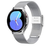 VELULYX Metal Correa para Samsung Galaxy Watch 40mm/44mm, 20mm Acero Inoxidable Compatible con Series 7/FE/6/5/4, Active 2, Classic, 5 Pro, 3 41mm/42mm