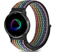 VELULYX Nylon Elastic correa Compatible Venu Sq/Sq Music/Venu Sq 2/Sq 2 Music, 20MM correa for Venu 2 Plus/Vivoactive 3/3 Music/Vivoactive 5/Venu/Vivomove HR/Forerunner 55 245 645