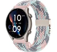 VELULYX Nylon trenzado correa compatible con Amazfit GTR 47 mm/2/2e/3/3 Pro/GTR 4/4 Pro/Stratos 3/Stratos 2, 22MM correa elástica para Xiaomi S1/Xiaomi Mi/S1 Active/S3/Watch 2