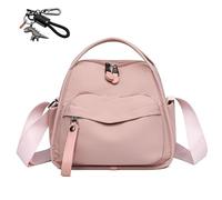 Veluna Shoulder Bag, Veluna Crossbody Shoulder Bag, Women's Lightweight Large Capacity Soft Top Handle Handbag Purse (Pink)